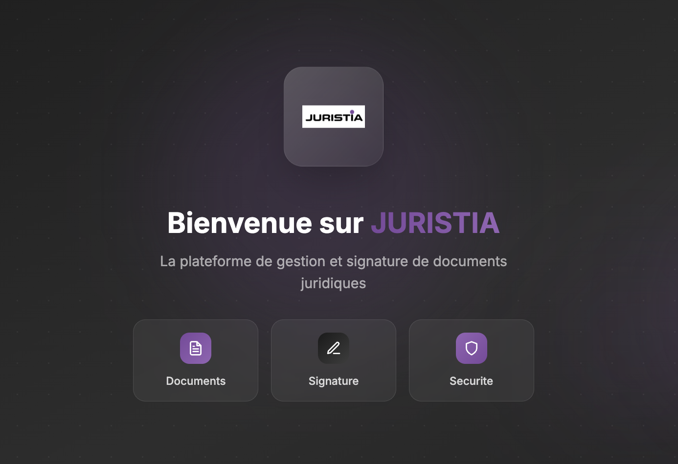 Juristia Dashboard Preview